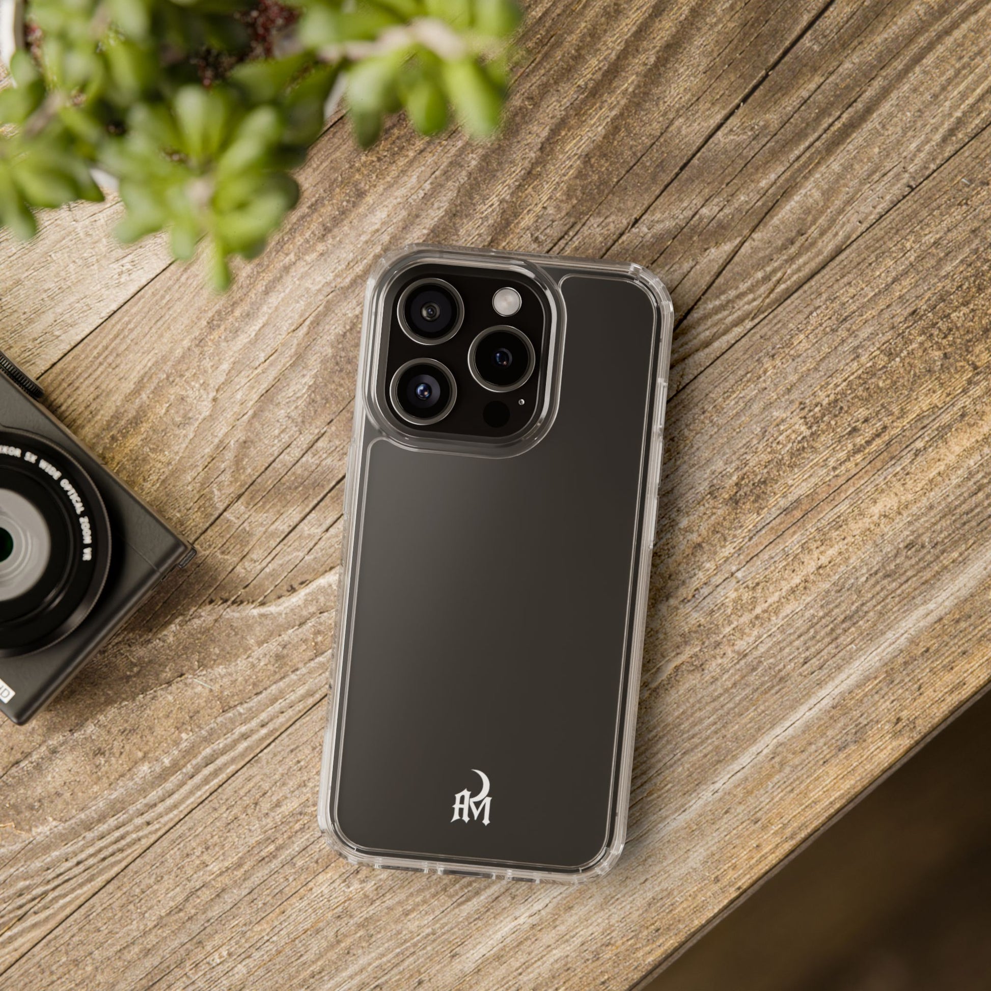 After Midnight Transparent Logo Case
