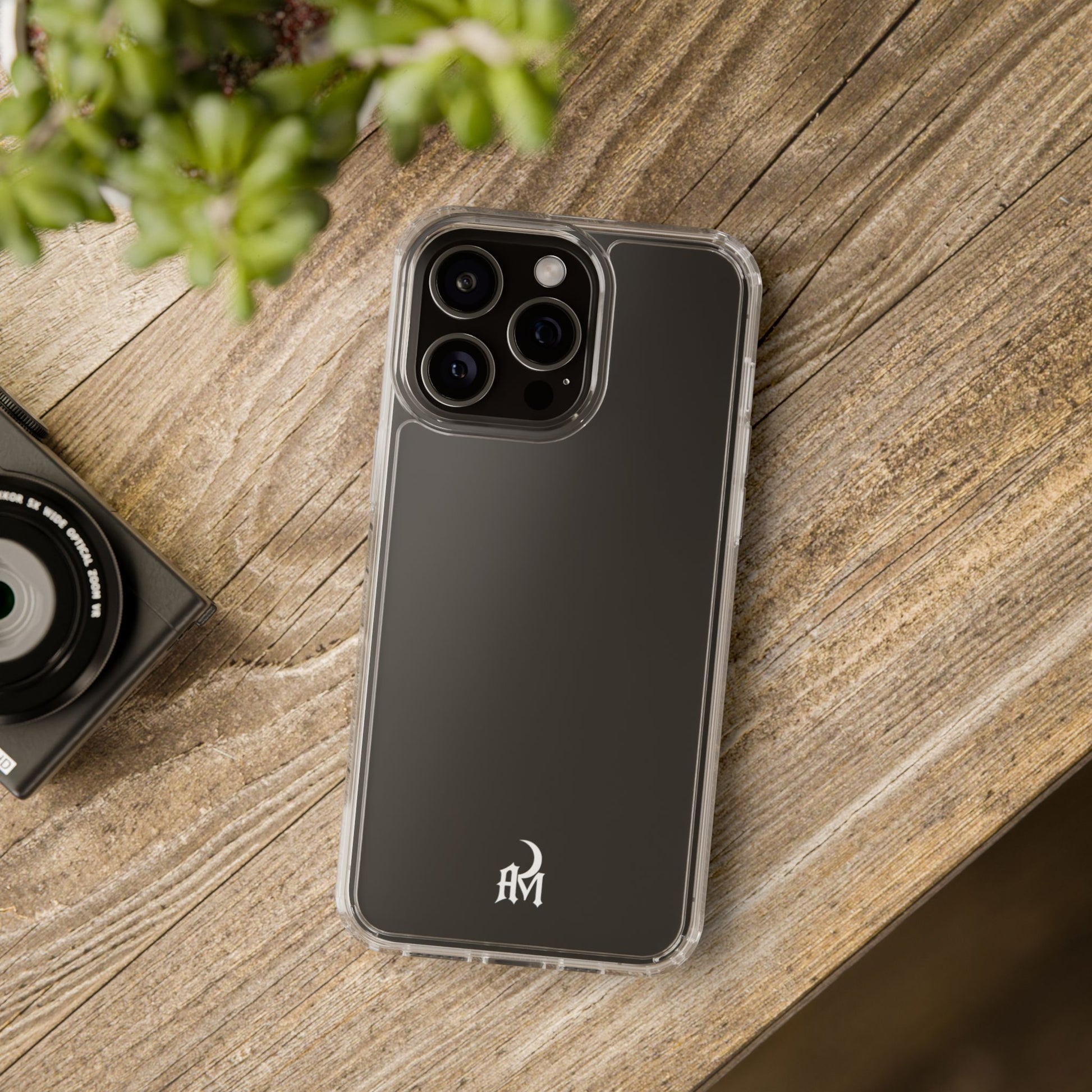 After Midnight Transparent Logo Case