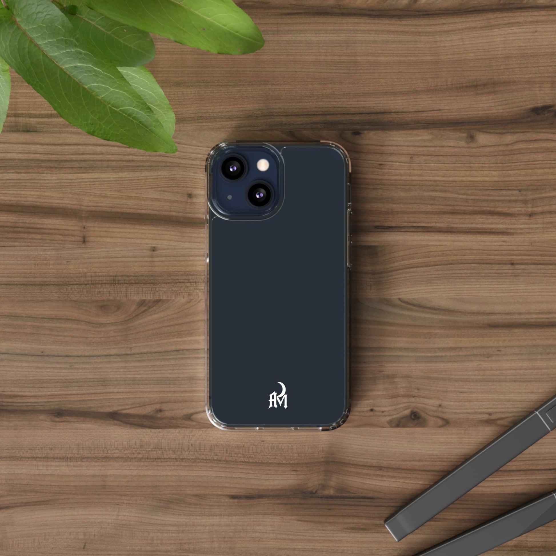 After Midnight Transparent Logo Case