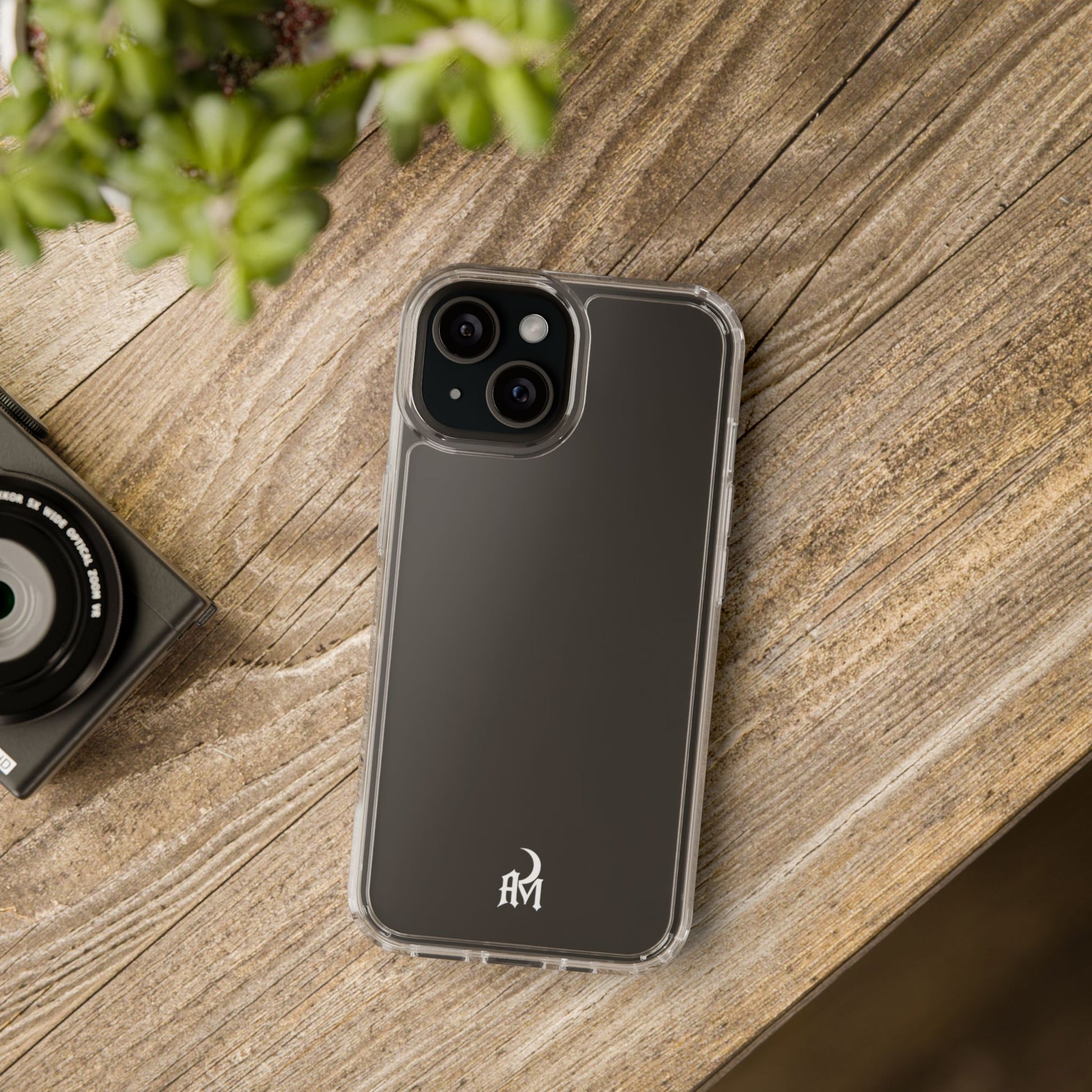 After Midnight Transparent Logo Case