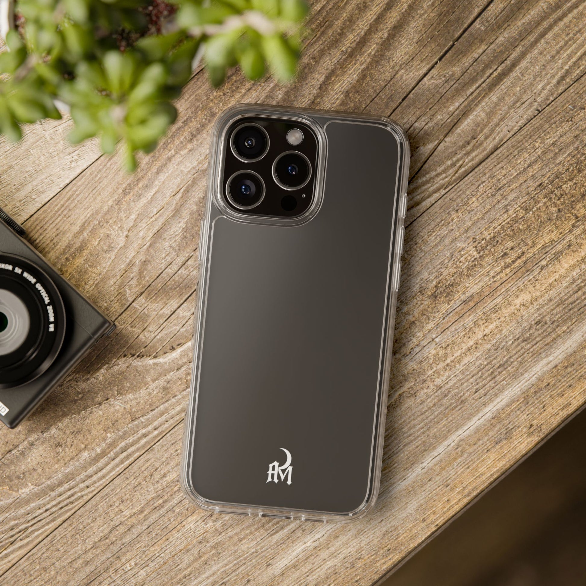 After Midnight Transparent Logo Case