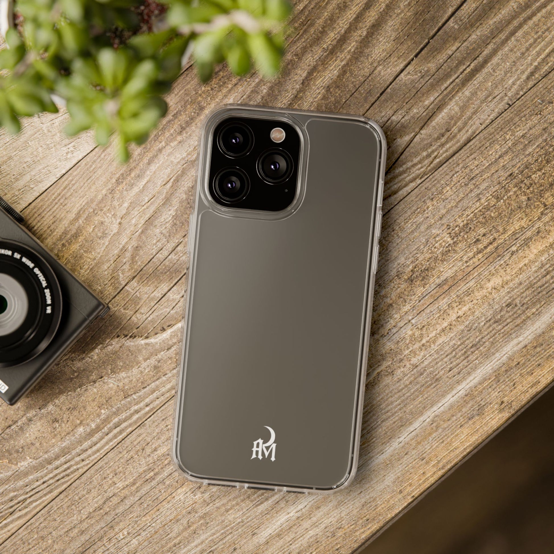 After Midnight Transparent Logo Case