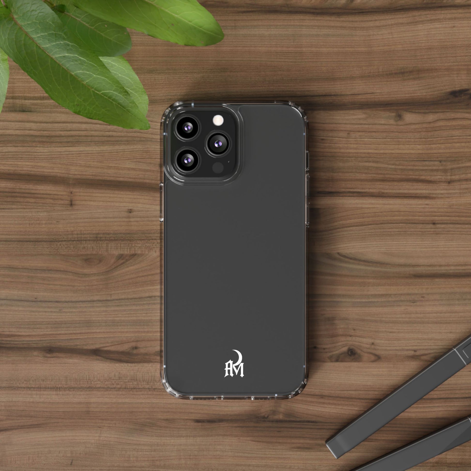 After Midnight Transparent Logo Case
