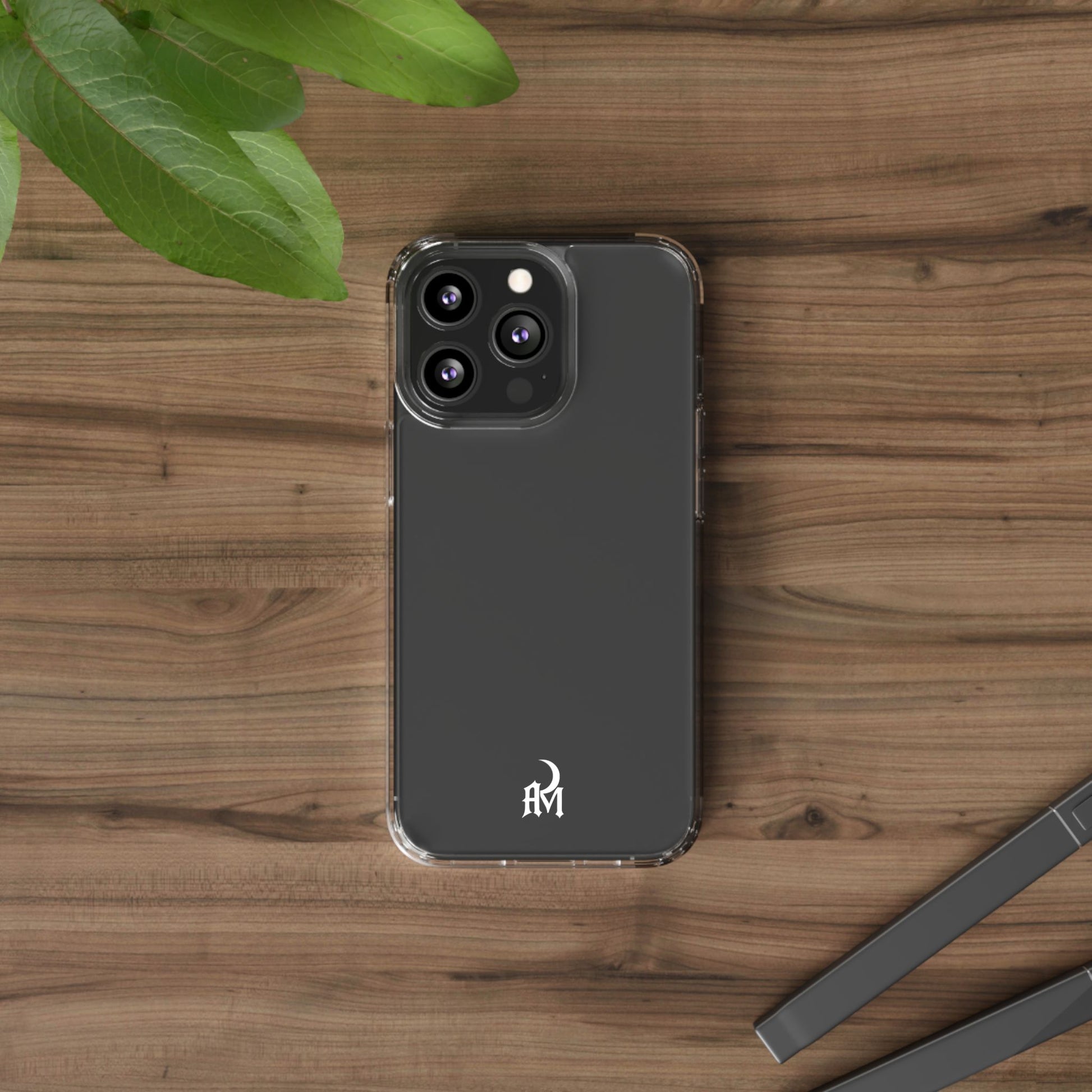 After Midnight Transparent Logo Case