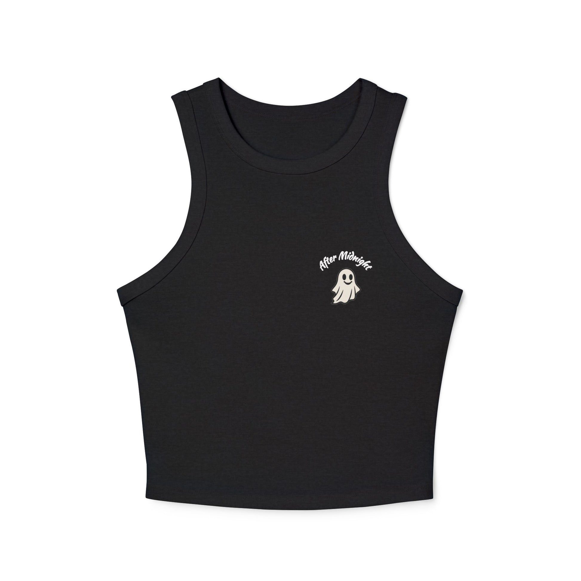 👻 Ghost Crop Tank – After Midnight Halloween Edition