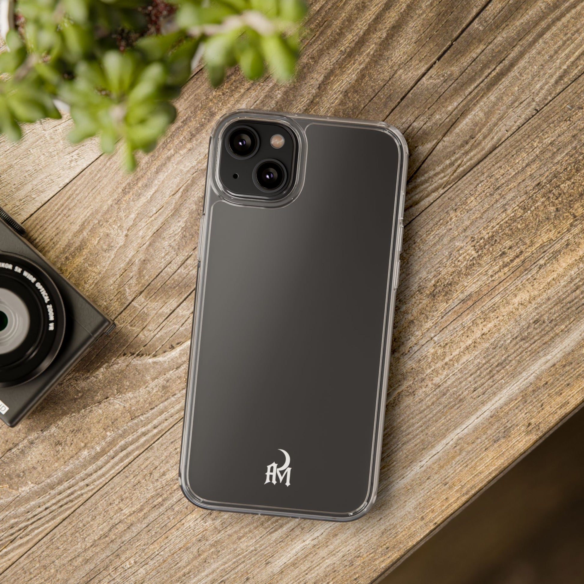 After Midnight Transparent Logo Case