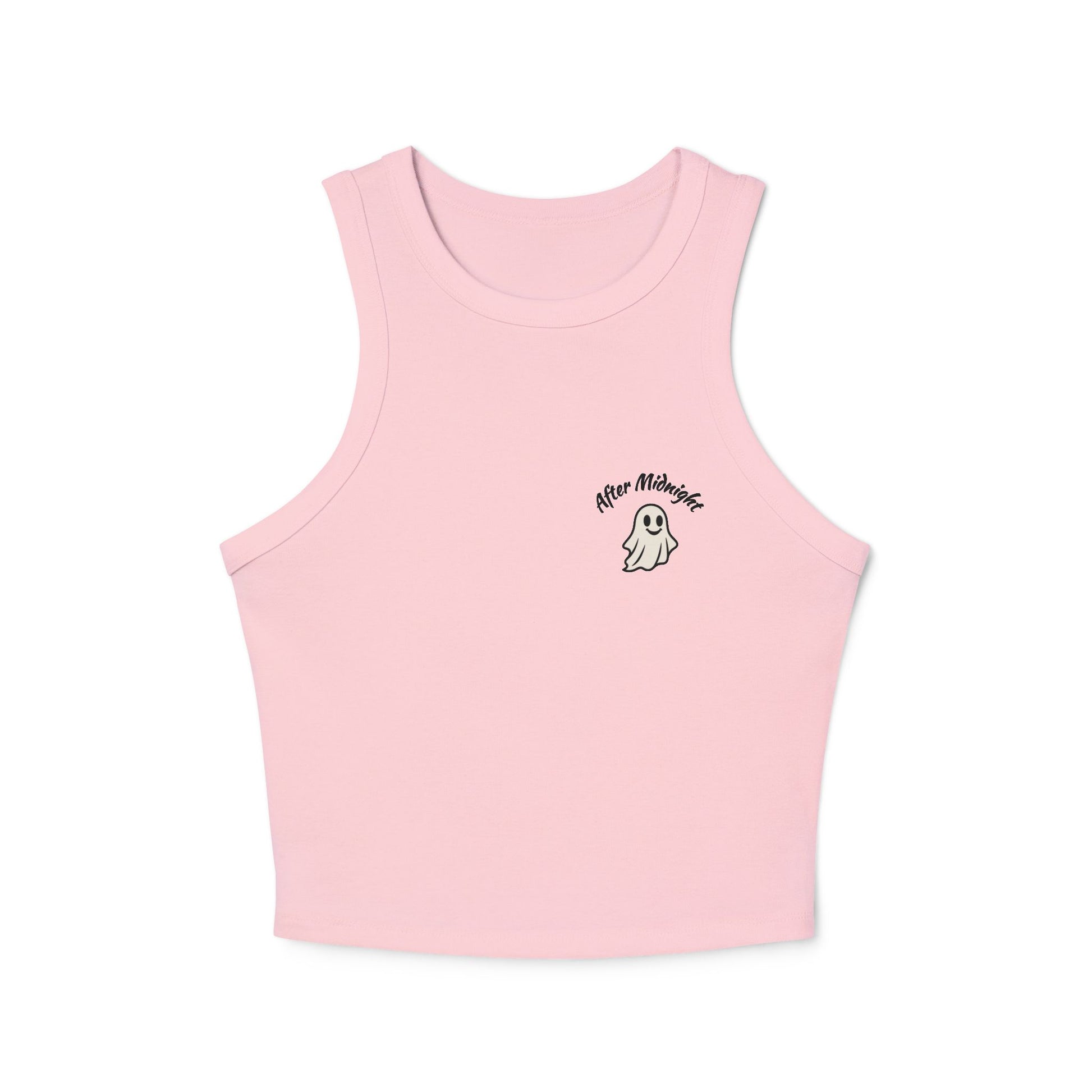 👻 Ghost Crop Tank – After Midnight Halloween Edition