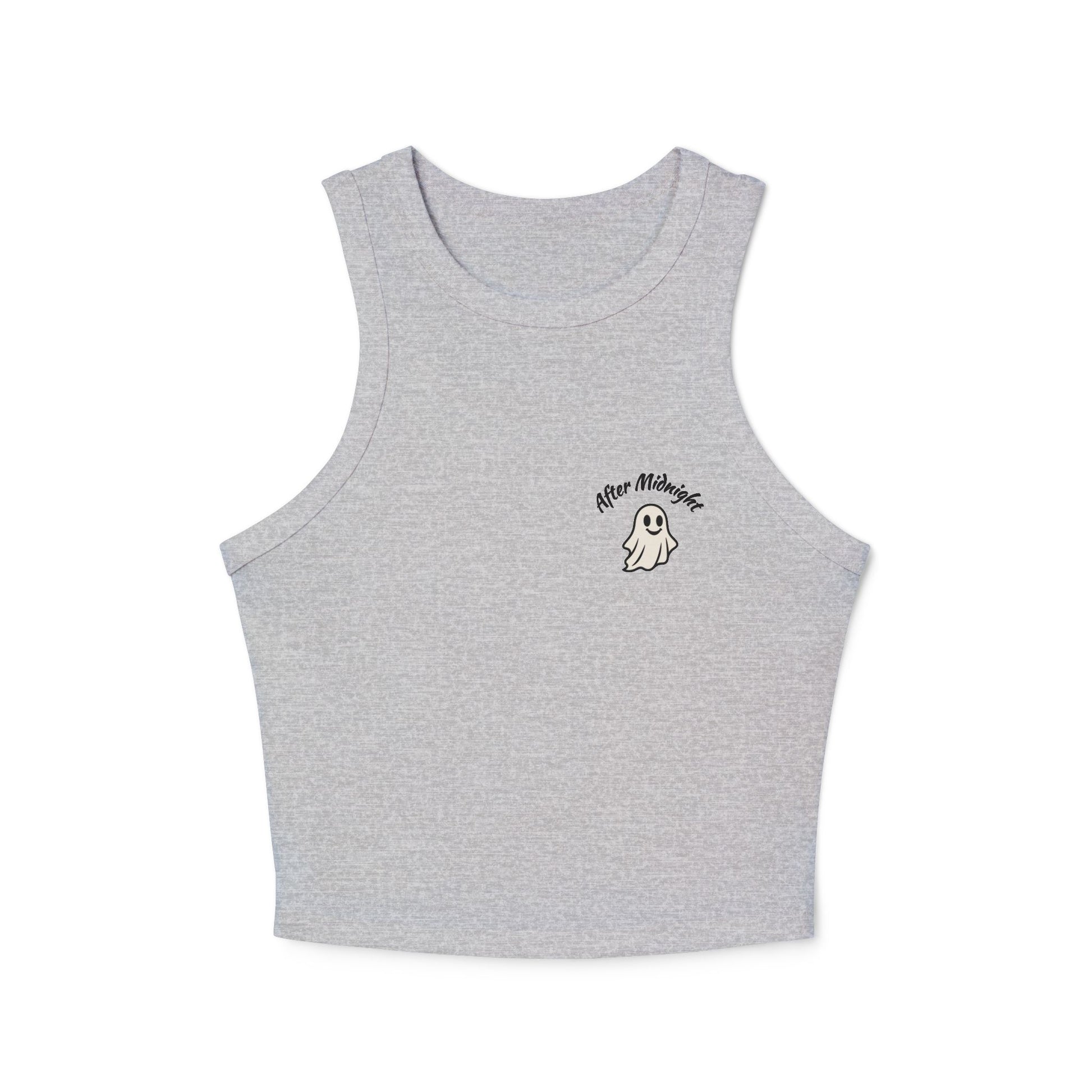 👻 Ghost Crop Tank – After Midnight Halloween Edition