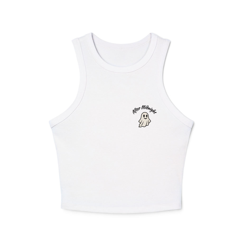 👻 Ghost Crop Tank – After Midnight Halloween Edition