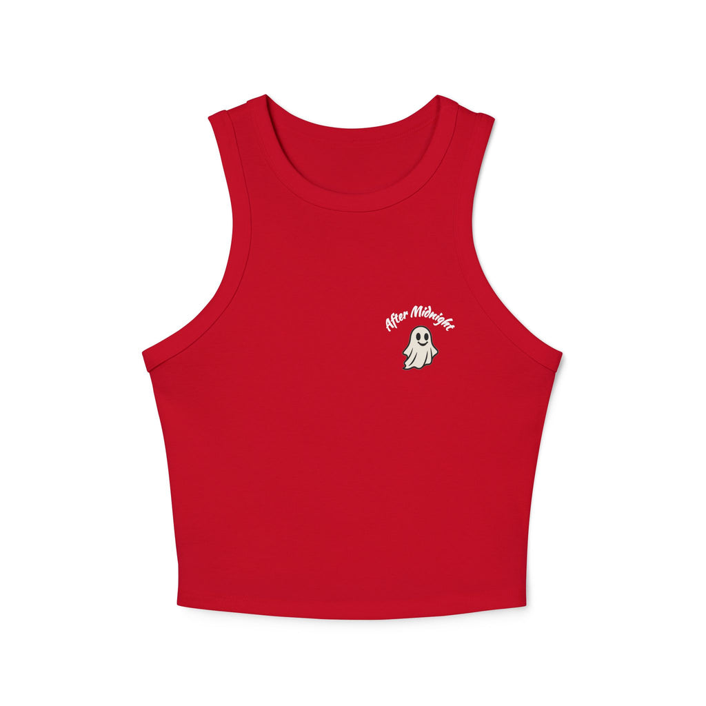👻 Ghost Crop Tank – After Midnight Halloween Edition