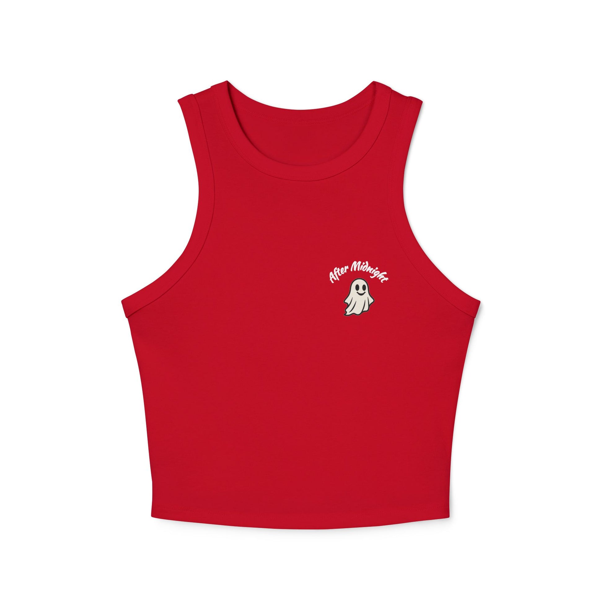 👻 Ghost Crop Tank – After Midnight Halloween Edition